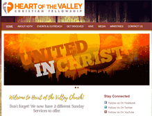 Tablet Screenshot of heartofthevalley.org